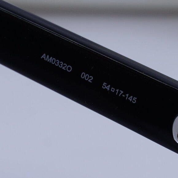 Alexander McQueen AM0332O 002 Eyeglasses Black 54mm Square Frame - Picture 9 of 10